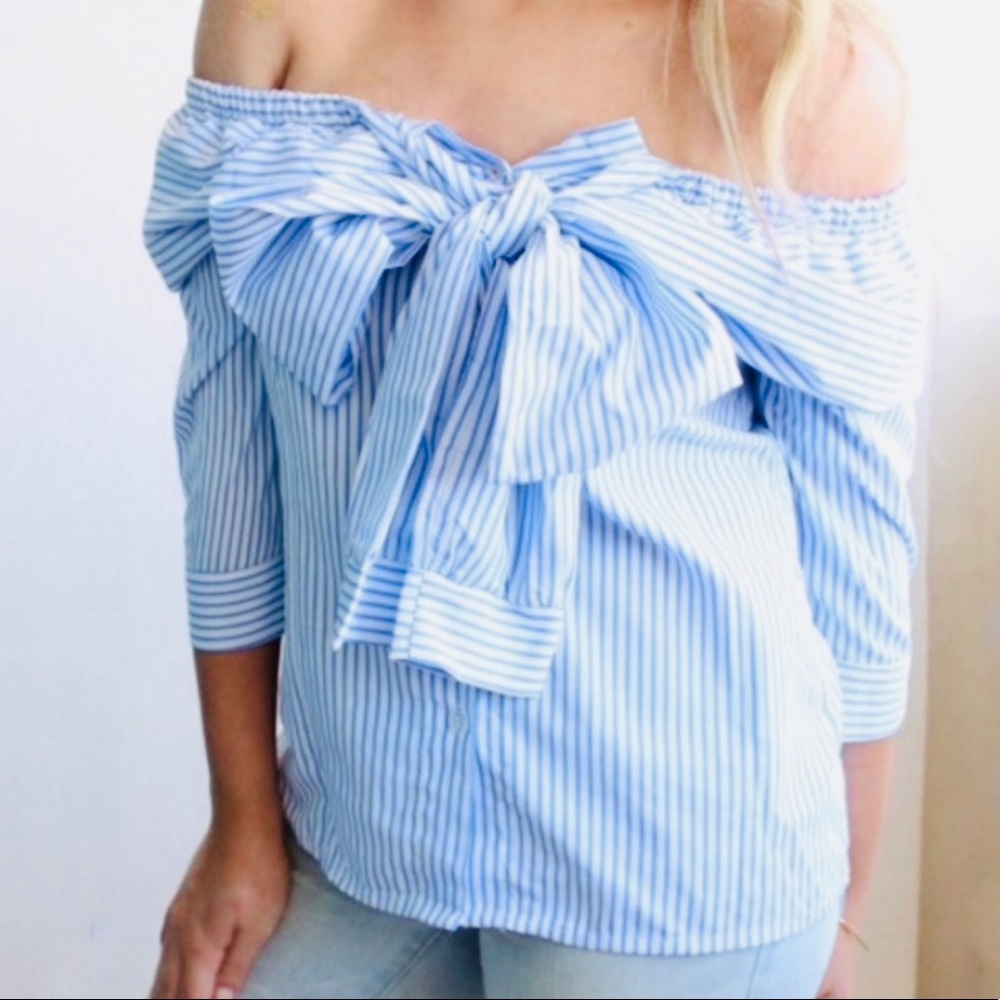 LANIER BOUTIQUE - Off Shoulder Top - Picture 1 of 5